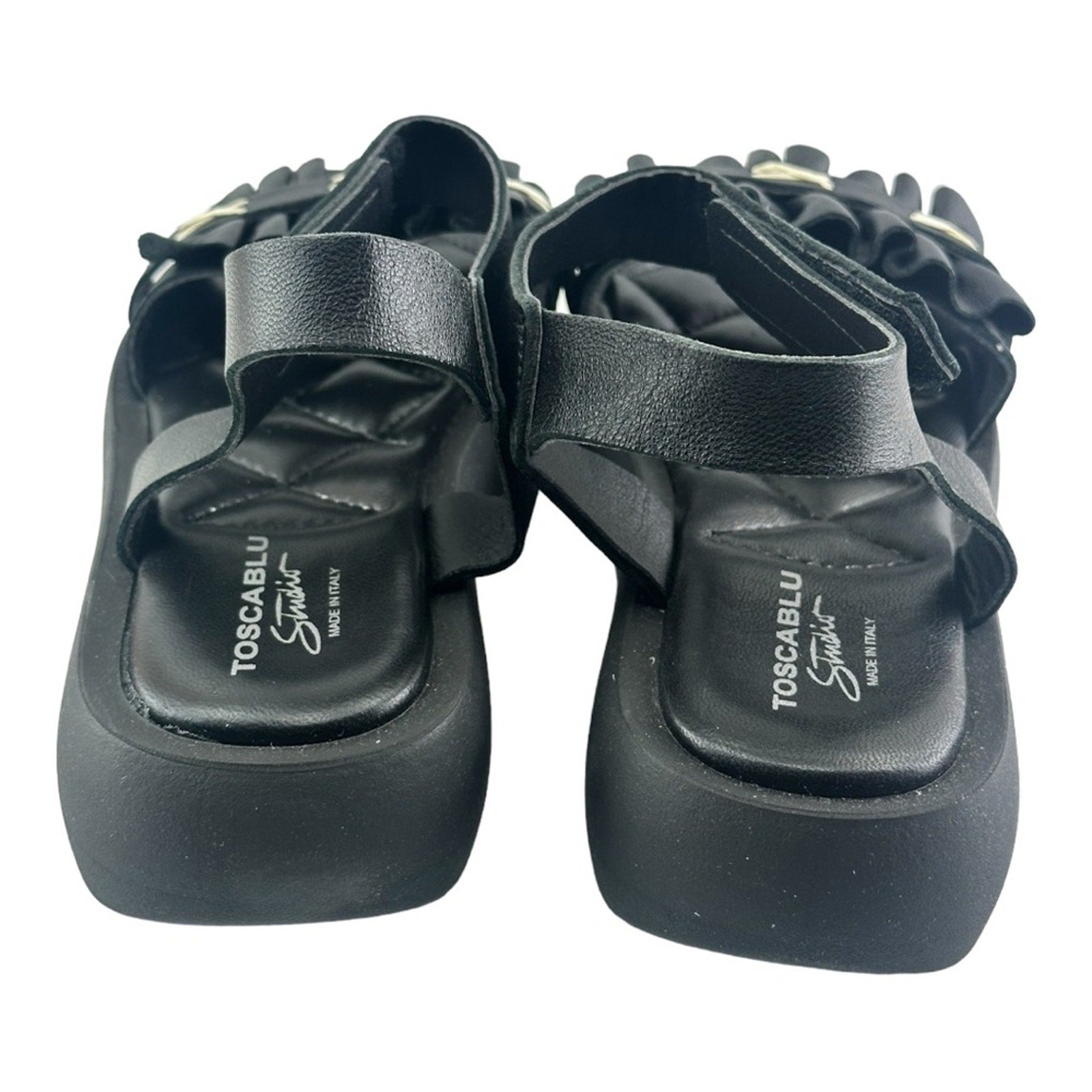 Toscablu Studio P24us women's sandals SS2464S456 Peonia Leather Black.