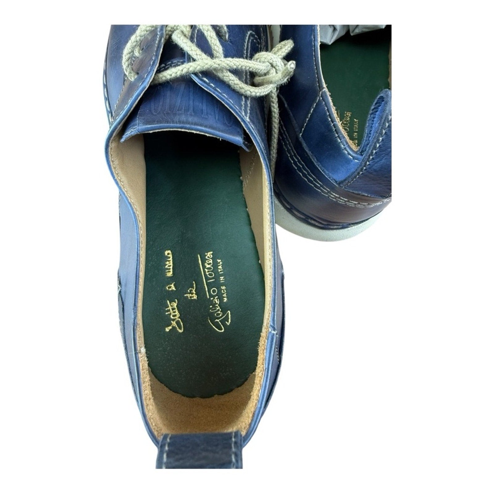 Galizio Torresi Sneaker casual shoes Navy Blue.