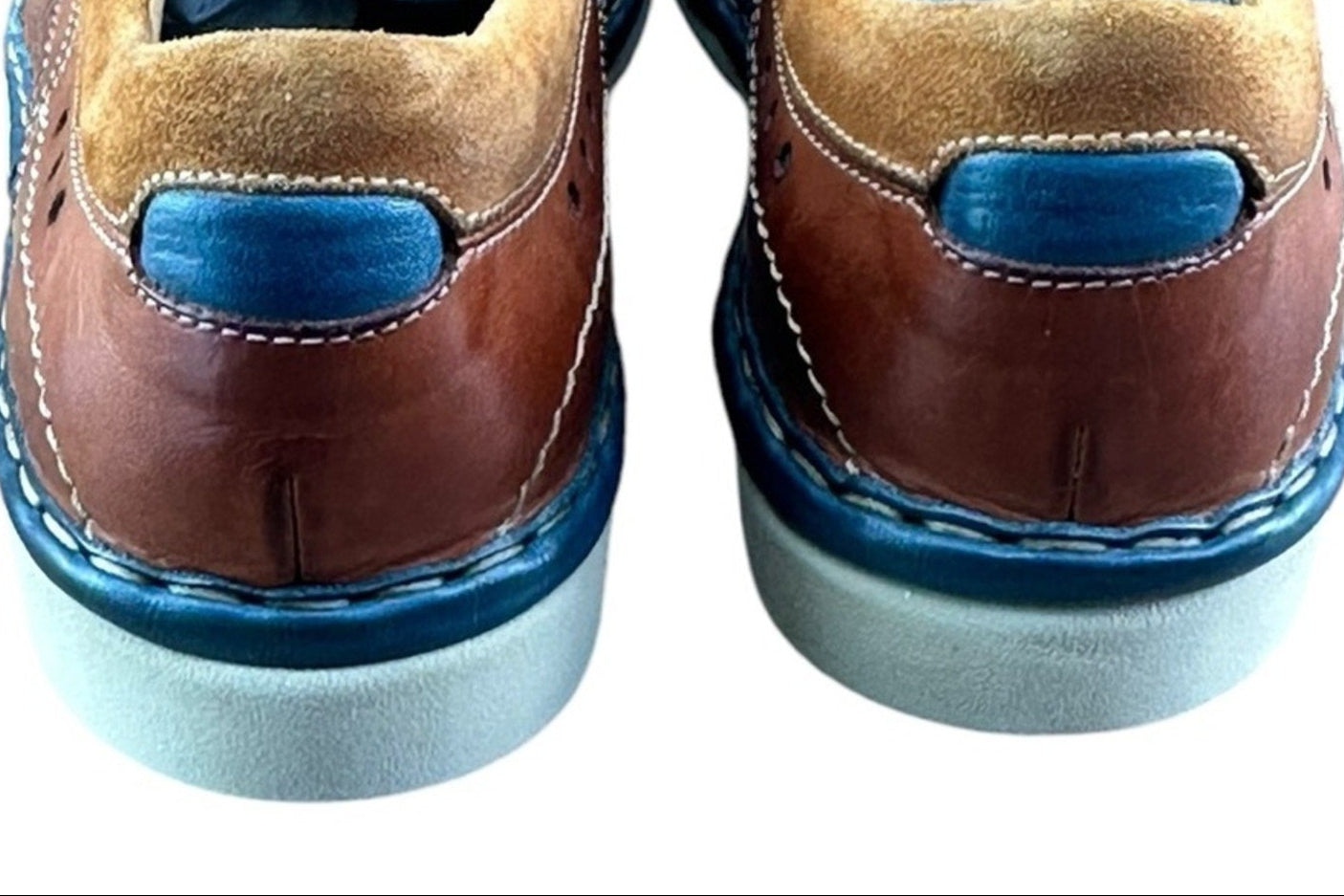Galizio Torresi Brown Leather Derby shoes Men.