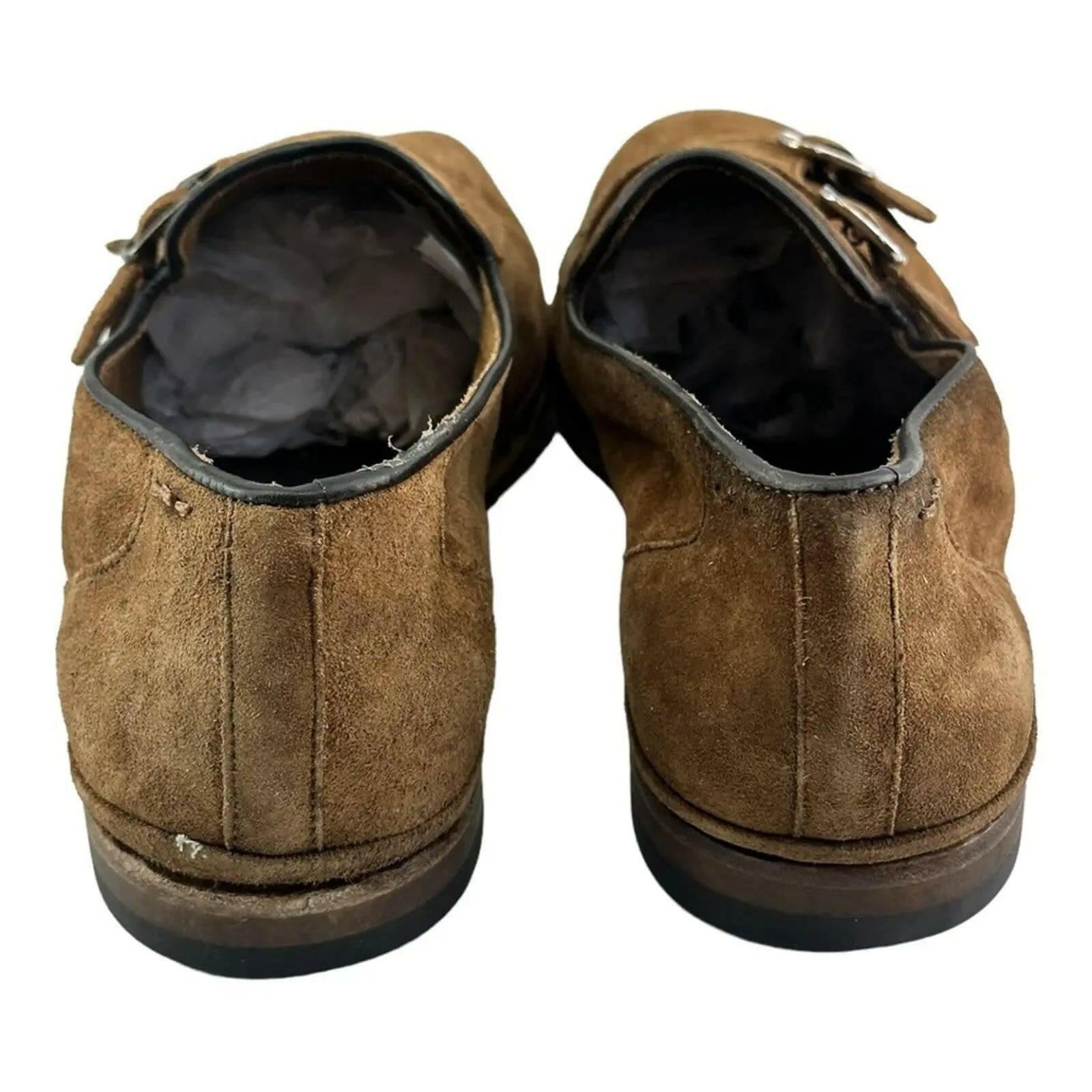 ALEXANDER HOTTO Vintage Effect Double Monk strap Loafer (Men's ).