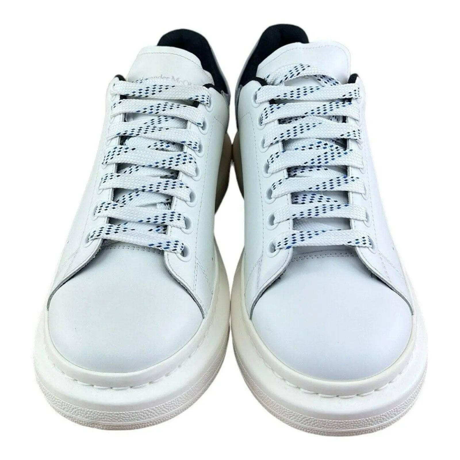 Alexander McQueen Oversized White Spring Blue Sneaker ( Men).
