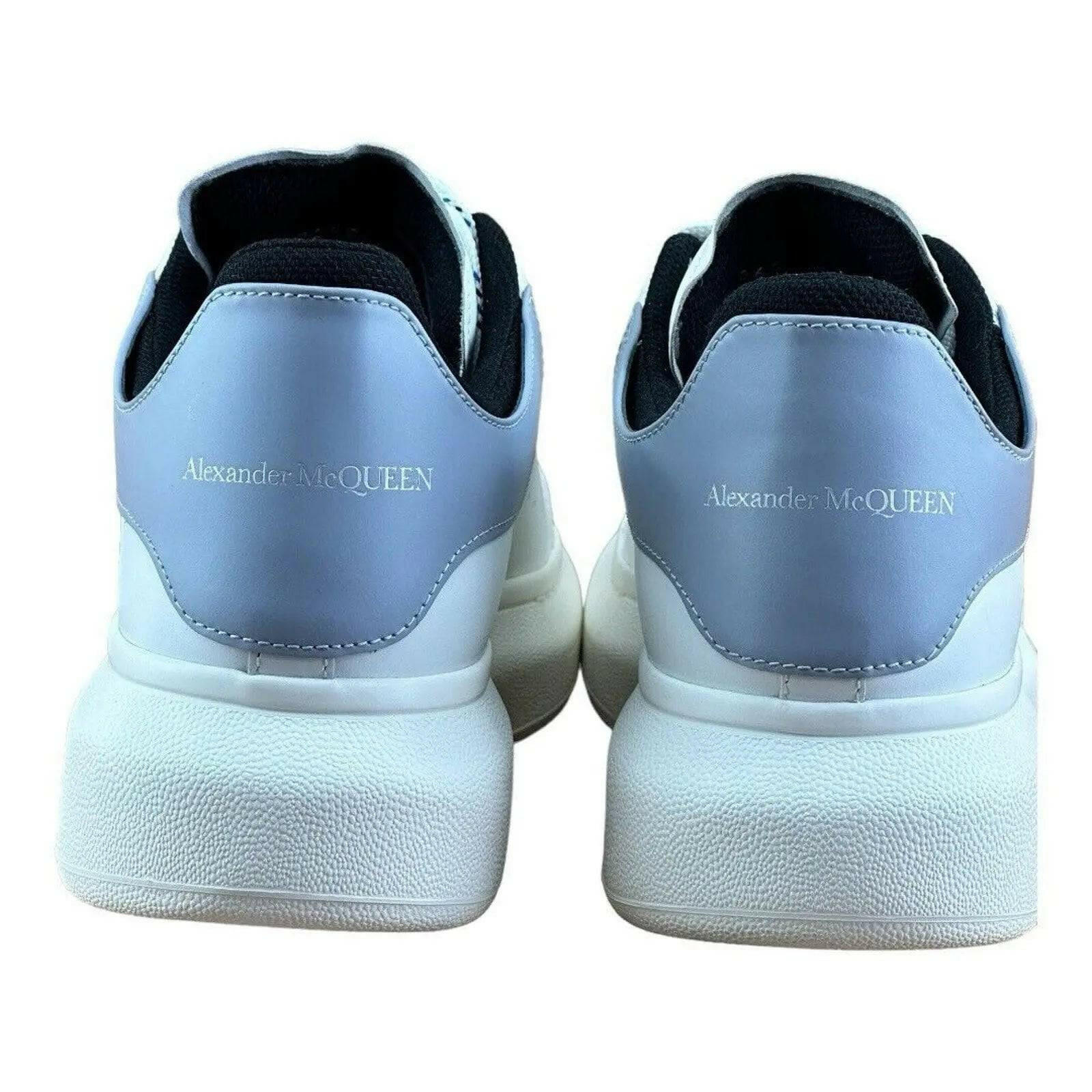 Alexander McQueen Oversized White Spring Blue Sneaker ( Men).
