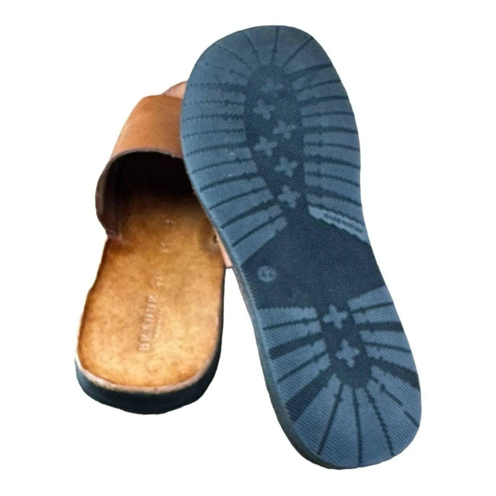 BRADOR Jack Brown Slide Sandals Men.