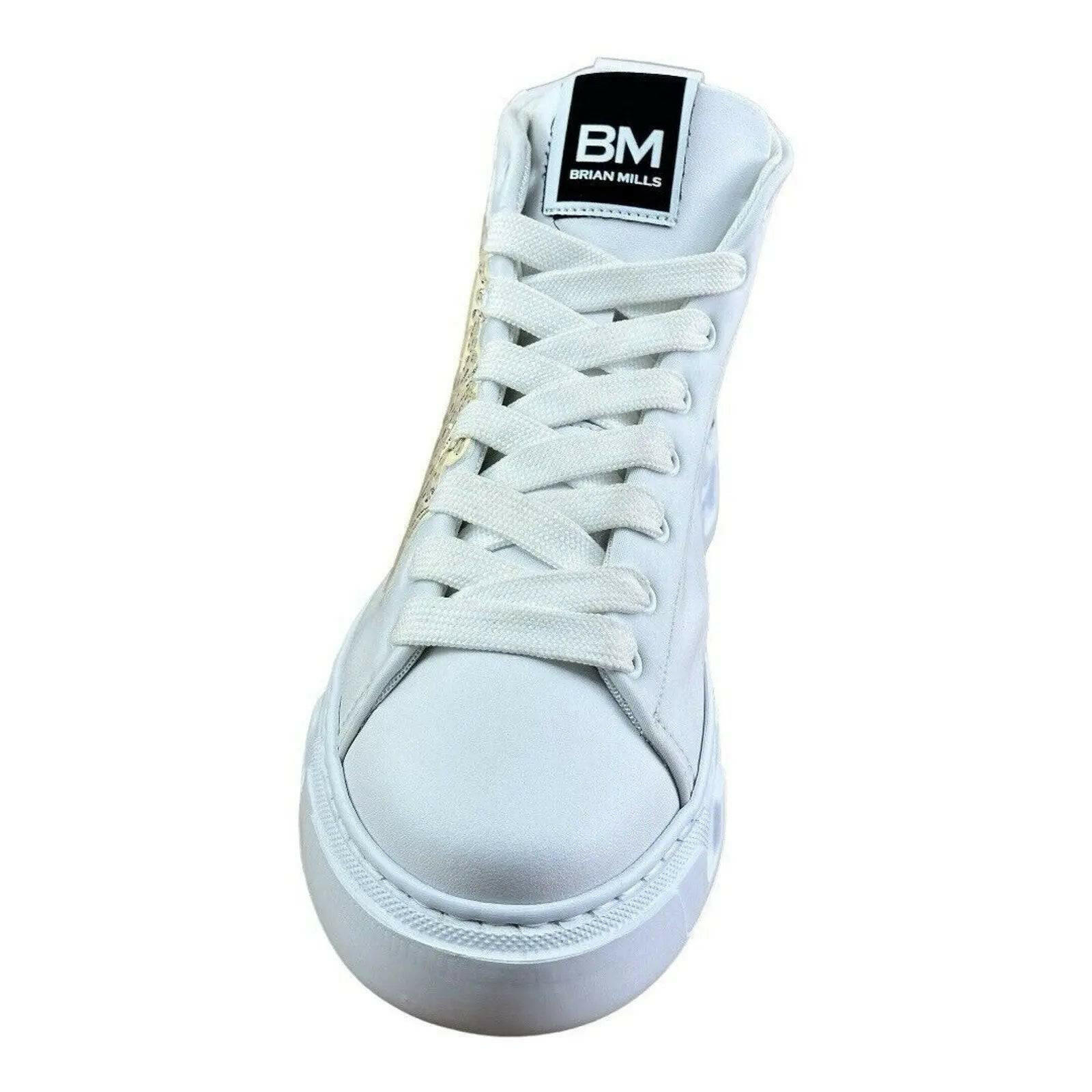 BRIAN MILLS Eagle High top Fashion Sneakers Men.
