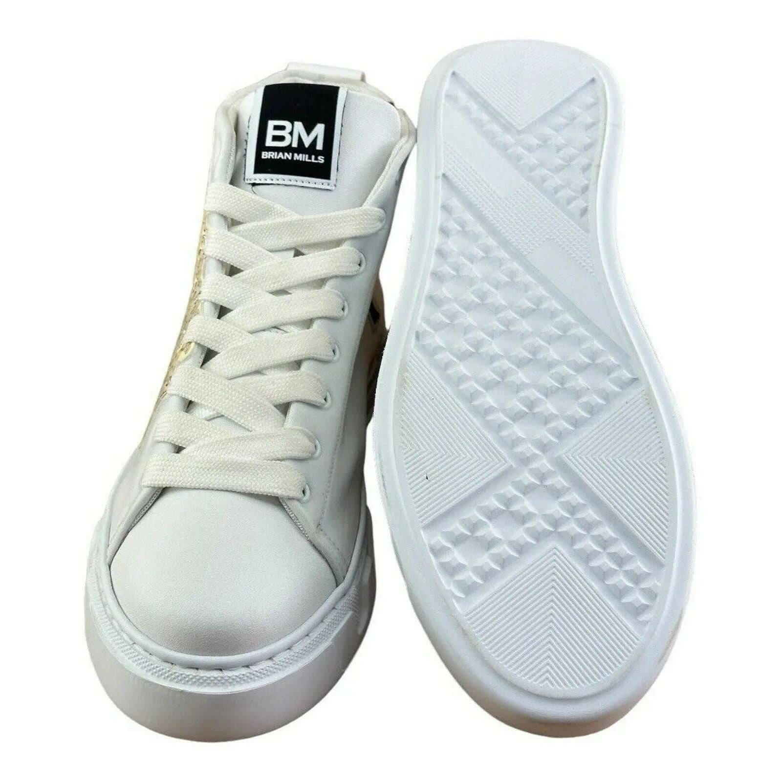 BRIAN MILLS Eagle High top Fashion Sneakers Men.