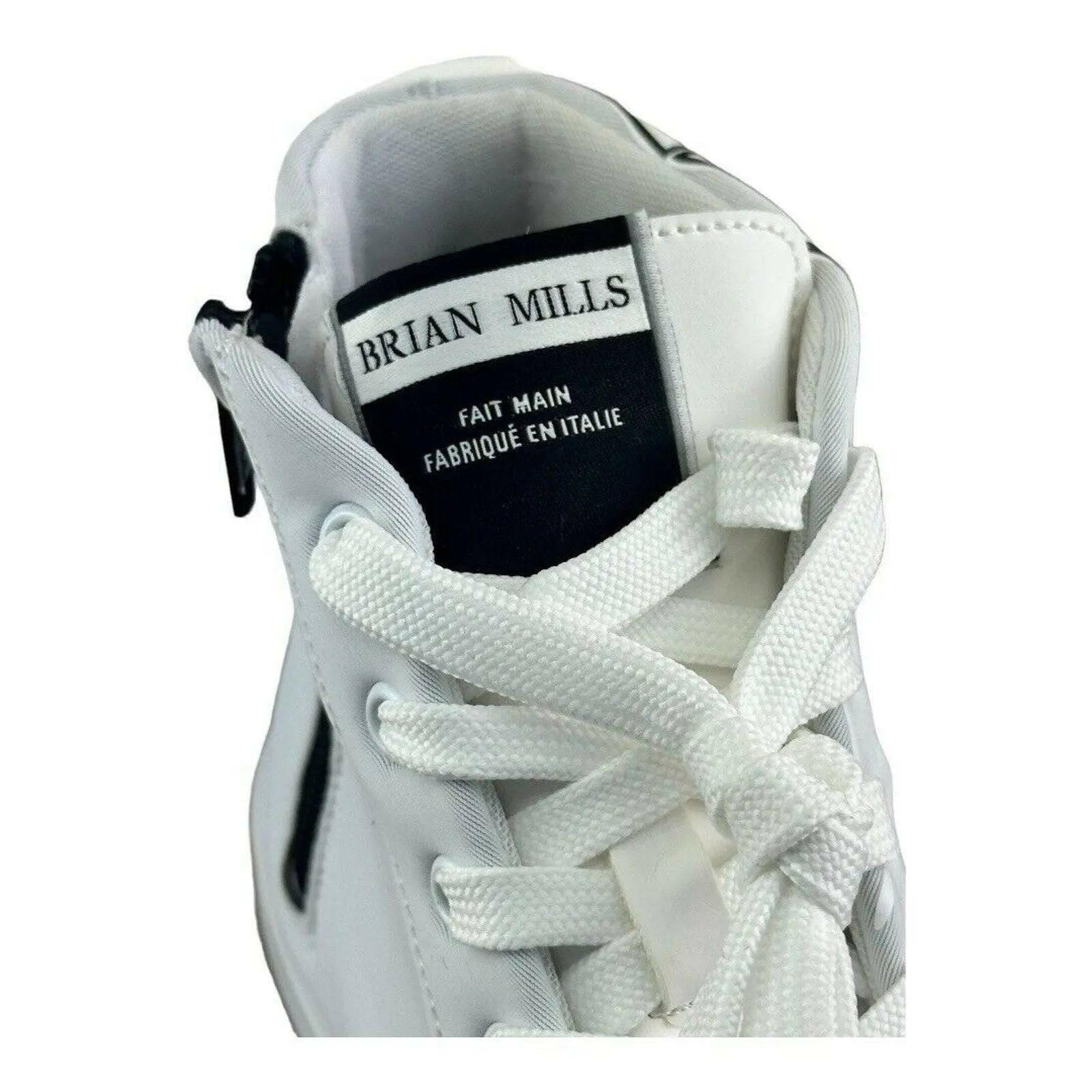 BRIAN MILLS Fashion Eagle High top Sneakers Men.