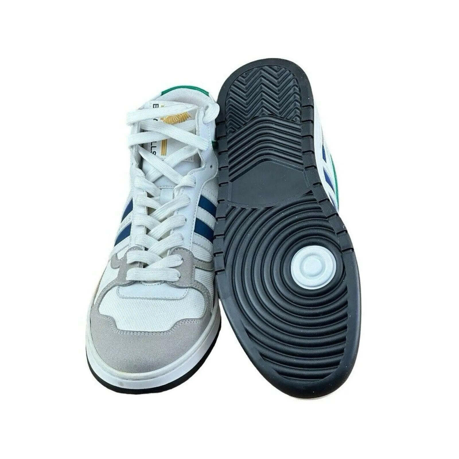 BRIAN MILLS White High top sneakers Fashion Men.