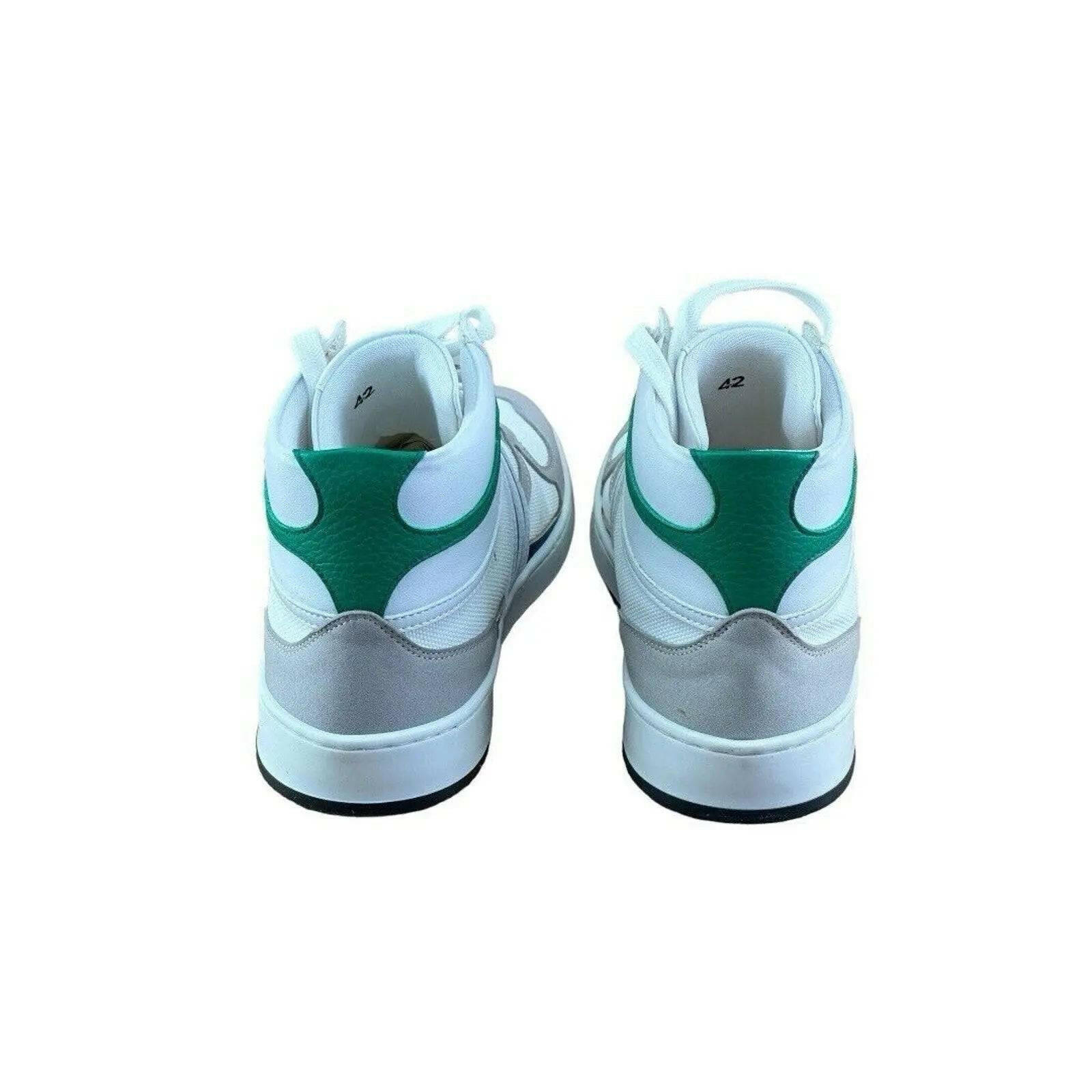 BRIAN MILLS White High top sneakers Fashion Men.