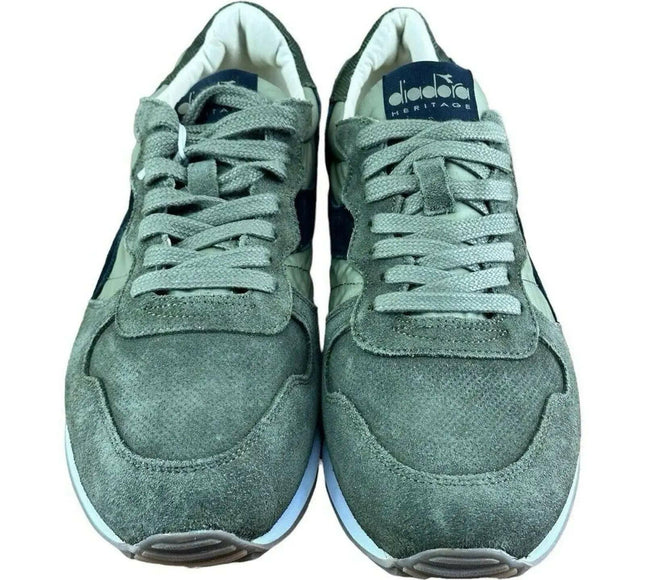Diadora Heritage Nubuck Green  Sneaker Athletic Men.
