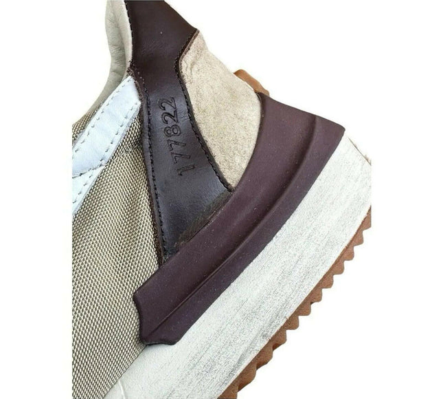 Diadora Heritage Brown Nubuck Sneakers Athletic Men.