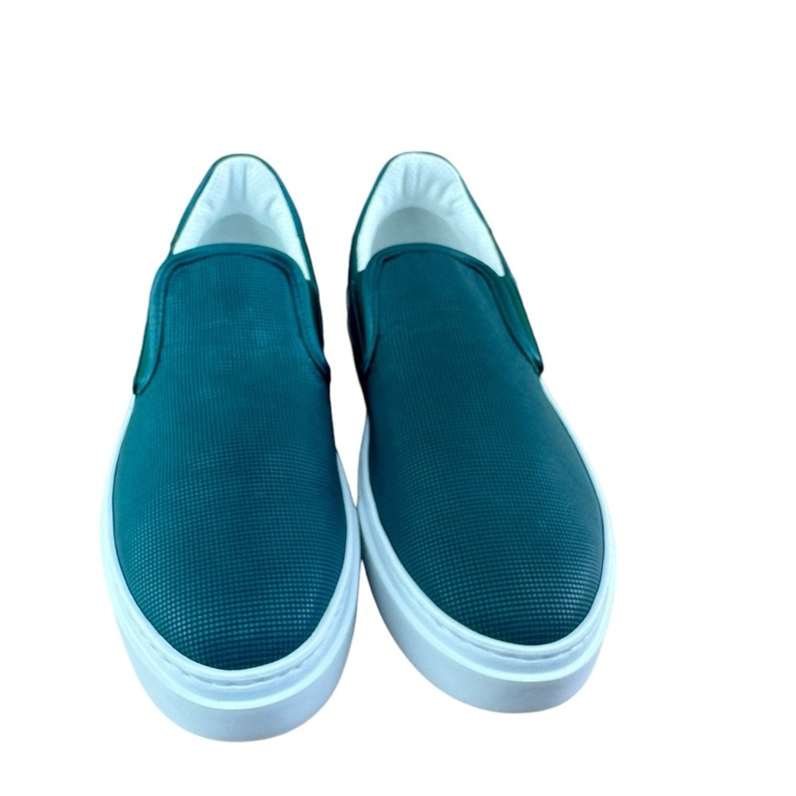 Galizio Torresi Slipper Men’s Leather Extralight Green Casual shoes Size 9|42 EU.