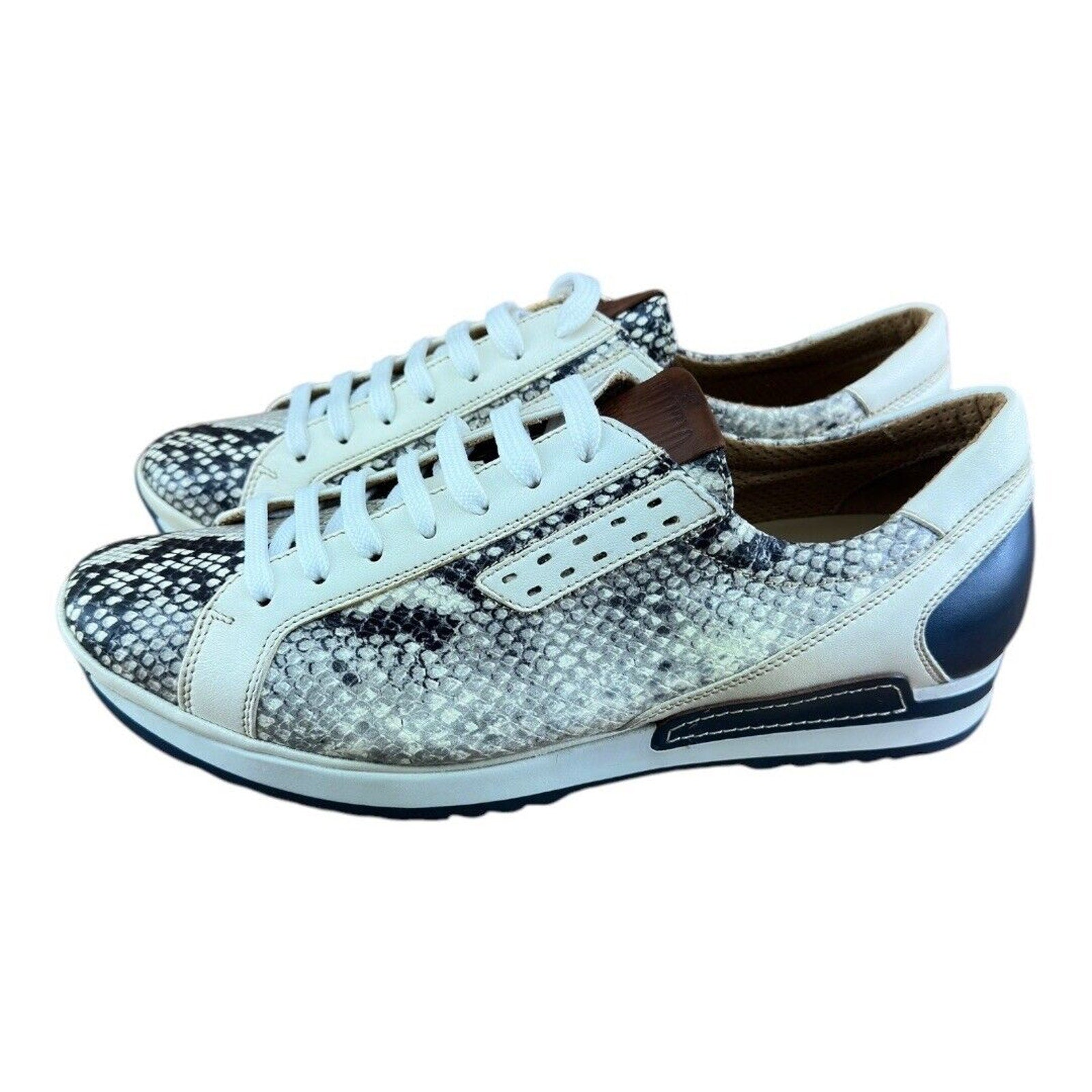 Galizio Torresi Sneaker Men 1198 python Leather Sneakers.