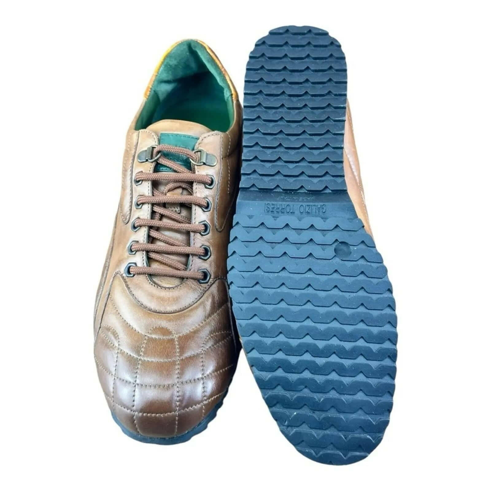 Galizio Torresi Men Sneaker FOUL PERLA Brown.