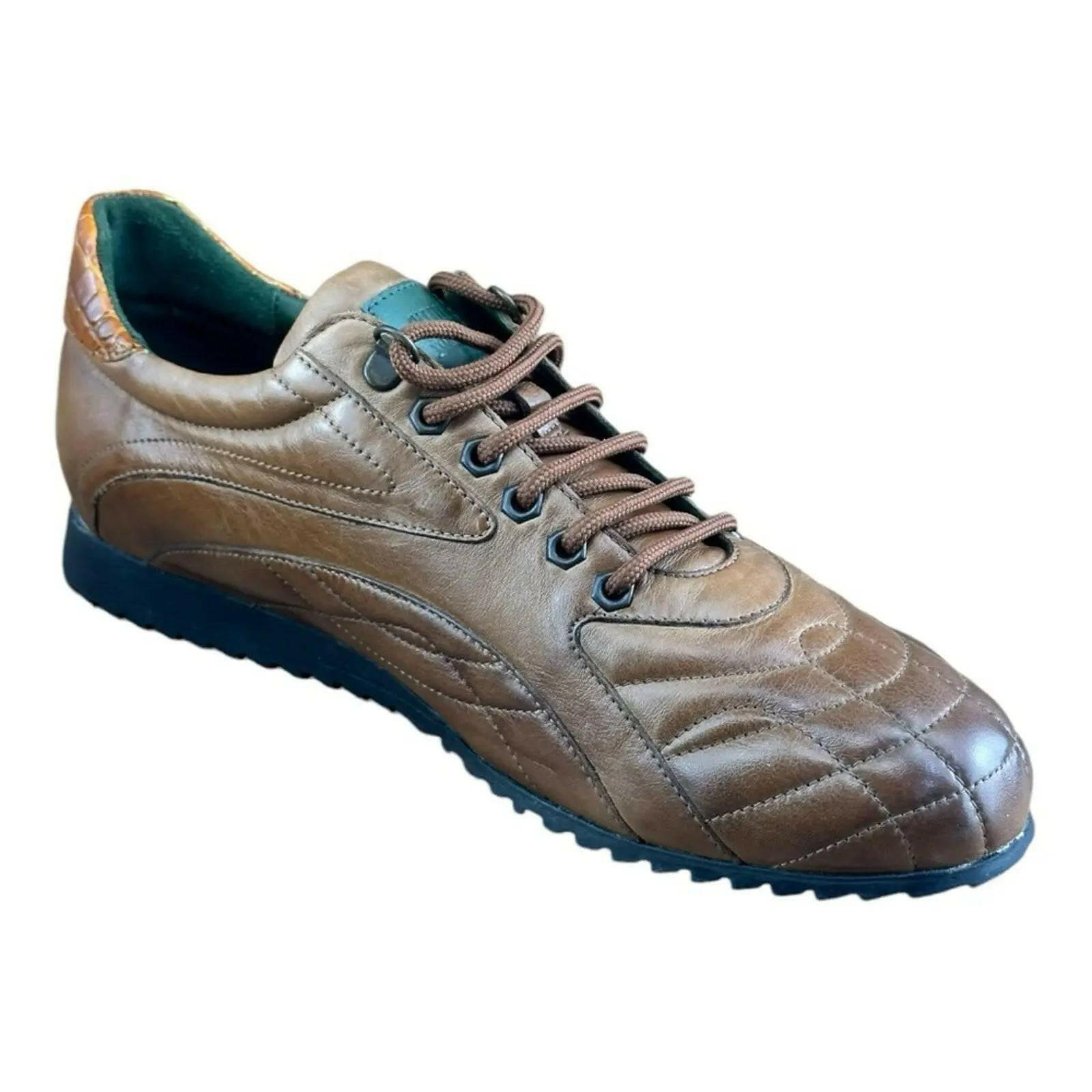 Galizio Torresi Men Sneaker FOUL PERLA Brown.