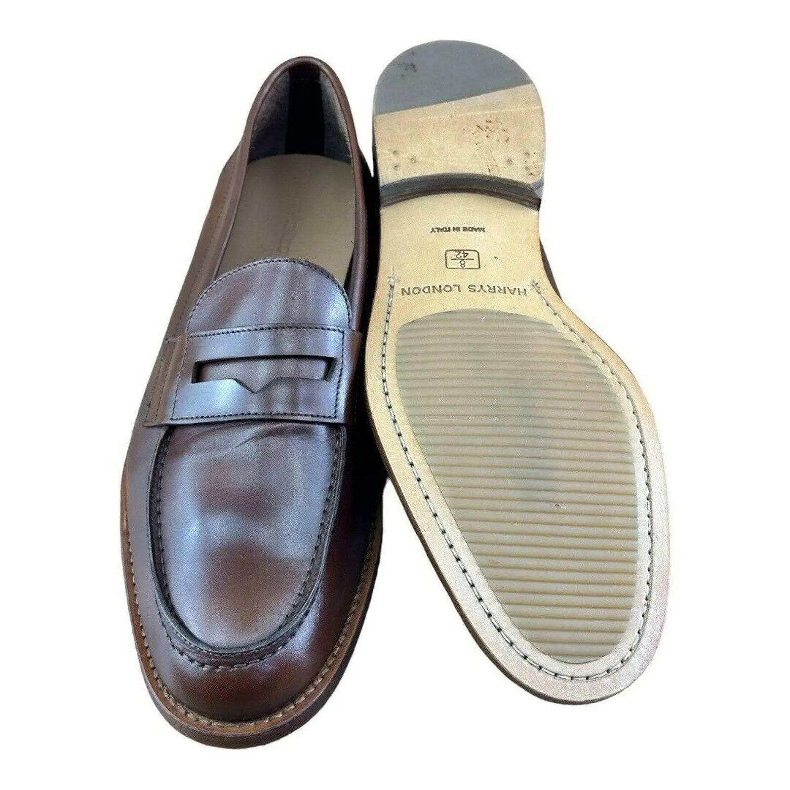 Harris London MEN Penny Loafers.