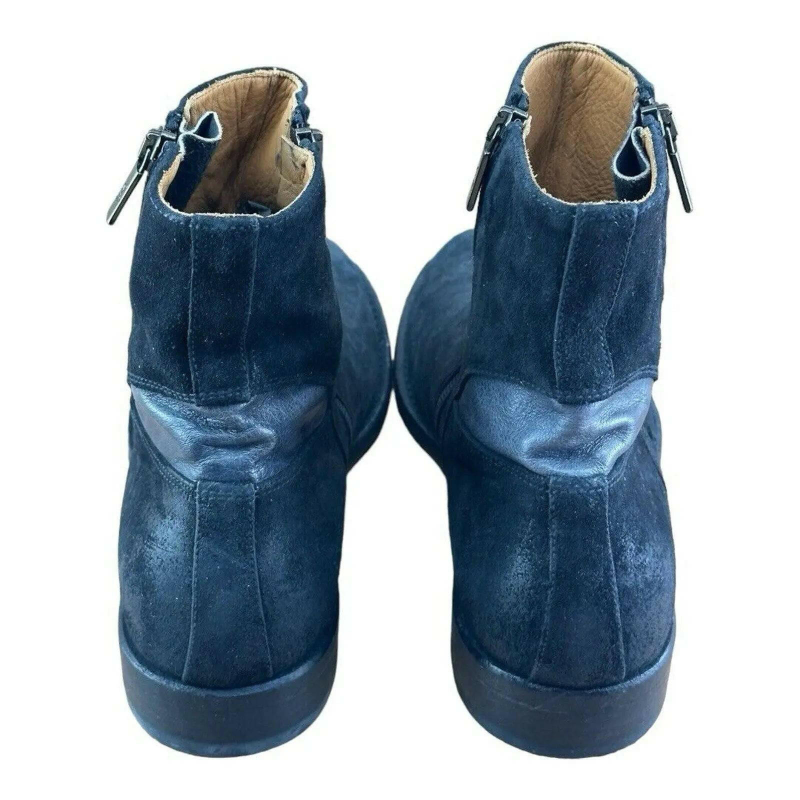 JO GHOST Black Men Ankle Chelsea Boots.