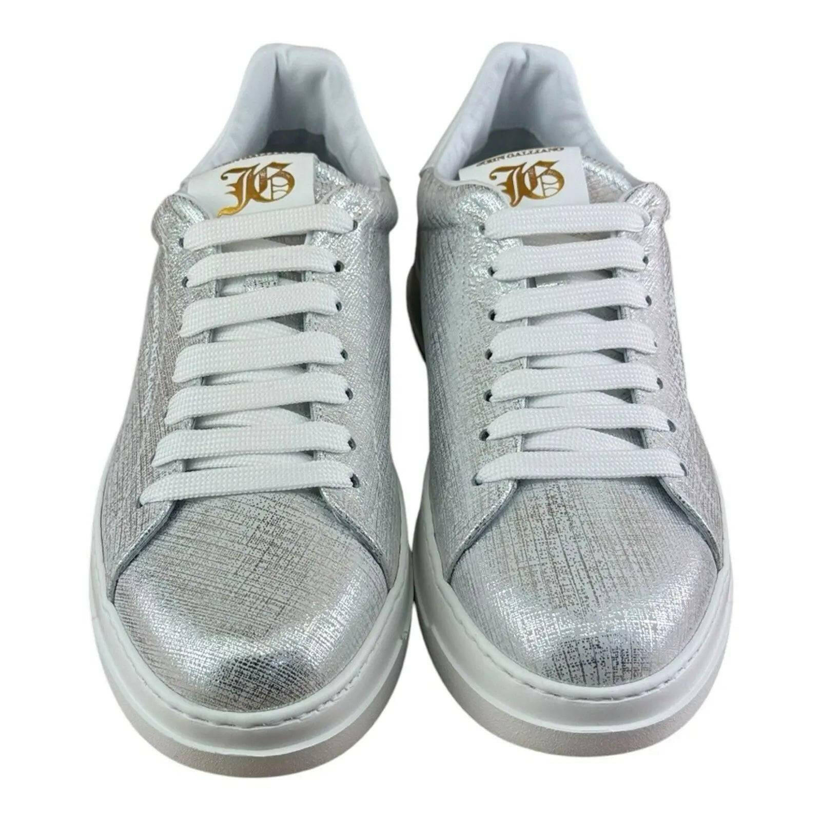 John Galliano Silver Live Sneaker (Women).