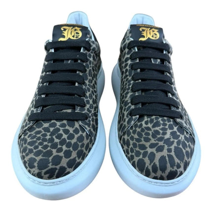 John Galliano Trimmed Leopard Sneaker Women.