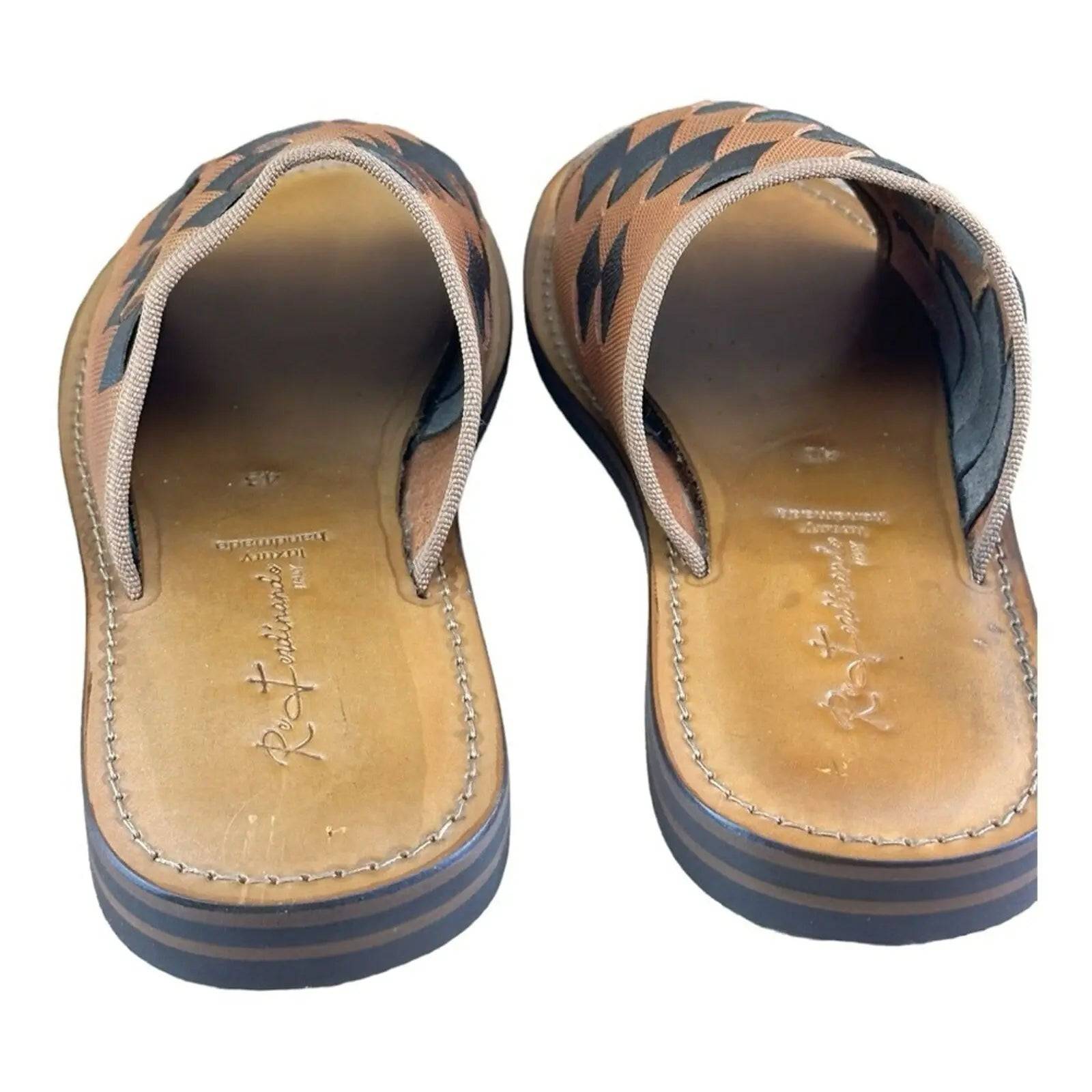 Re Ferdinando Men’s Blue Slides sandal.