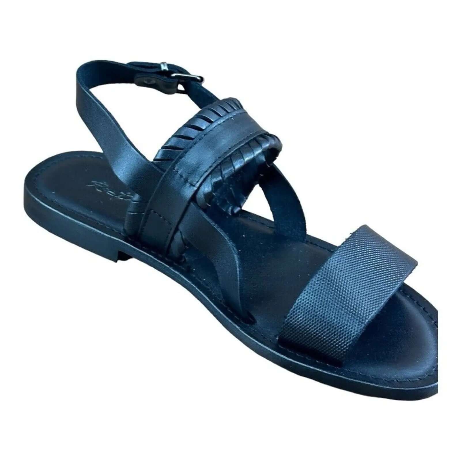 Re Ferdinando Strappy Slingback Gladiator Sandal.