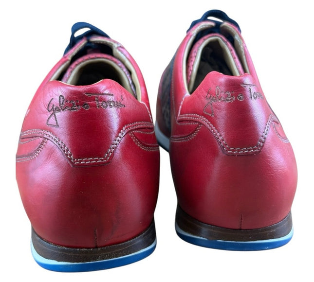 Galizio Torresi Men’s B-Red Casual Sneakers.