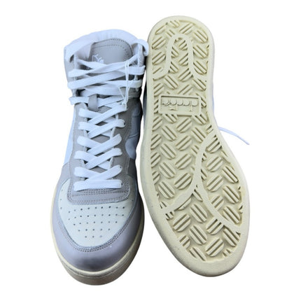 Diadora Heritage Mi Basket Frame Used  Leather High-Top Sneakers