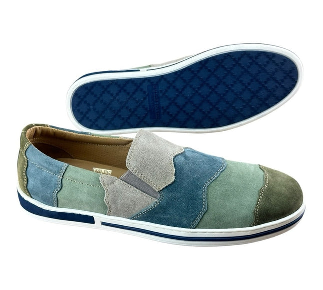 Galizio Torresi Slipper Men’s suede Green Casual shoes Size US 9|42 EU.