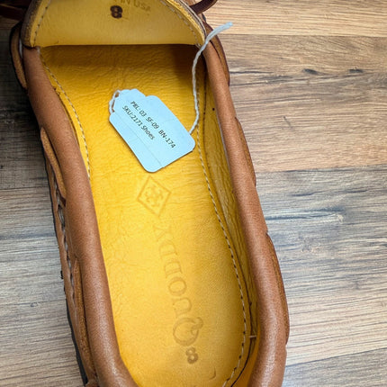 Quoddy women size 8 Grizzly Moc LE - Grizzly Peanut leather shoes