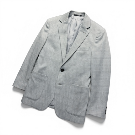 Alessandro Gilles Plaid Linen Blazer