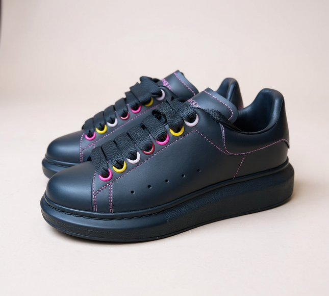 Alexander Mcqueen Oversized Platform Wo’s Black Rainbow