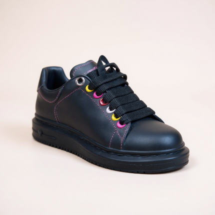 Alexander Mcqueen Oversized Platform Wo’s Black Rainbow