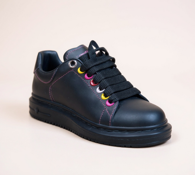 Alexander Mcqueen Oversized Platform Wo’s Black Rainbow
