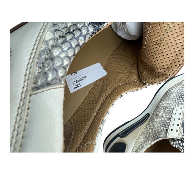 Galizio Torresi Sneaker Men 1198 python  Leather Sneakers.