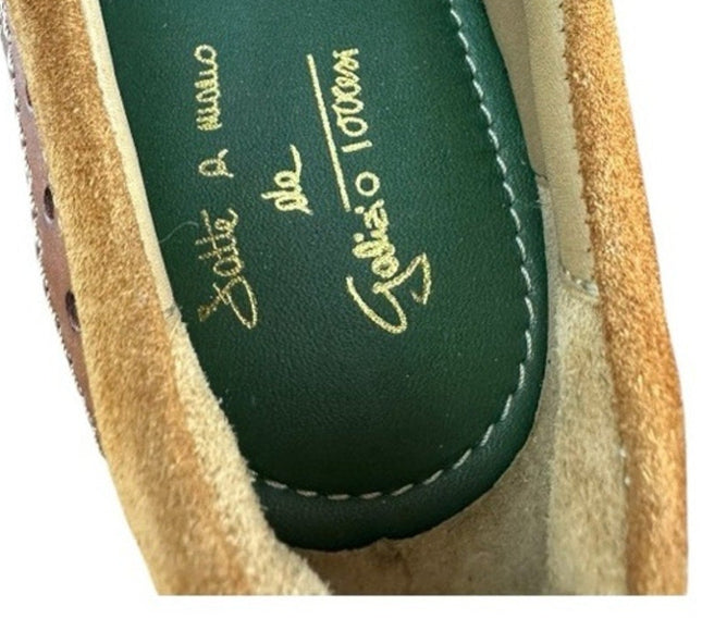 Galizio Torresi Brown Leather Derby shoes  Men.