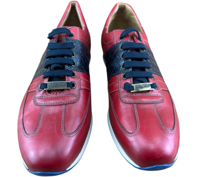 Galizio Torresi Men’s B-Red Casual Sneakers.