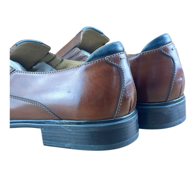 Galizio Torresi Men’s Brown Leather Dress Shoes Oxford Size US 9|42 EU Loafers.