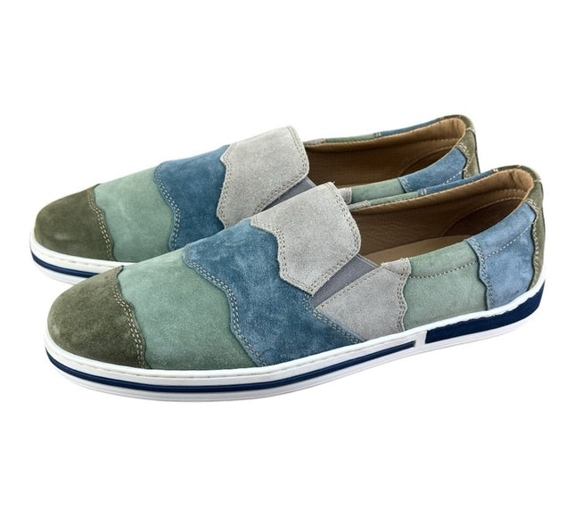 Galizio Torresi Slipper Men’s suede Green Casual shoes Size US 9|42 EU.