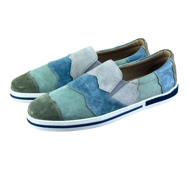 Galizio Torresi Slipper Men’s suede Green Casual shoes Size US 9|42 EU.