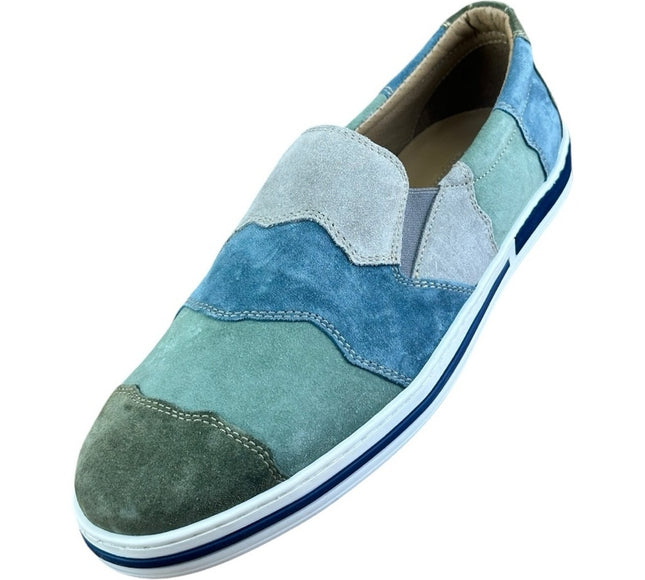 Galizio Torresi Slipper Men’s suede Green Casual shoes Size US 9|42 EU.