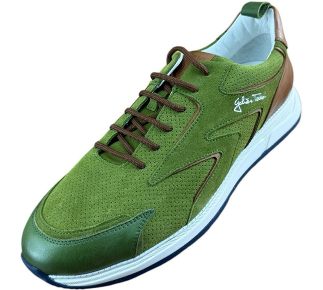 Galizio Torresi Men’s Designer Leather Casual Sneakers size 8.5-9|42 EU.
