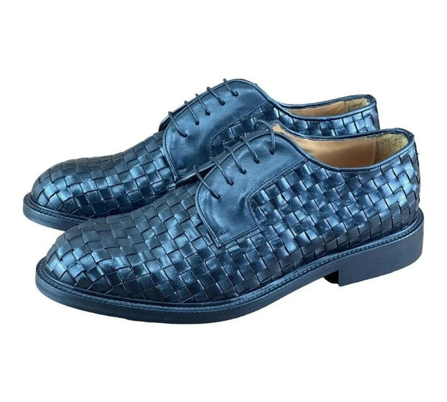 MR. COBBLER Luxury  Square Black  Shoes Oxfords.