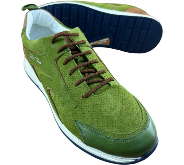 Galizio Torresi Men’s Designer Leather Casual Sneakers size 8.5-9|42 EU.