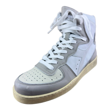 Diadora Heritage Mi Basket Frame Used  Leather High-Top Sneakers