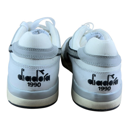 Diadora Men Heritage Mi Frame Used 'White ' Leather Sneakers