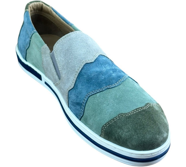 Galizio Torresi Slipper Men’s suede Green Casual shoes Size US 9|42 EU.