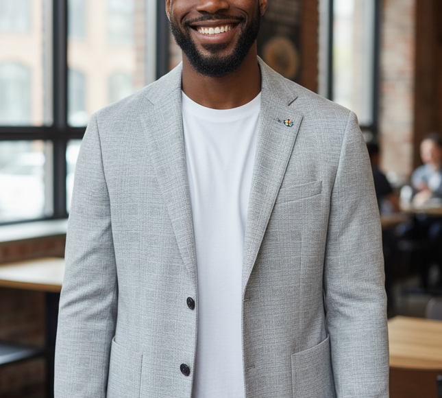 Alessandro Gilles Plaid Linen Blazer - AZINIZY 