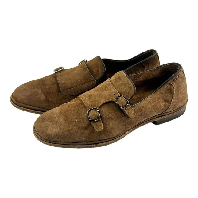 ALEXANDER HOTTO Vintage Effect Double Monk strap Loafer (Men's ) - AZINIZY 