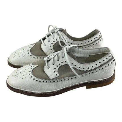 ALEXANDER HOTTO Vintage Derby White (Men's) - AZINIZY 