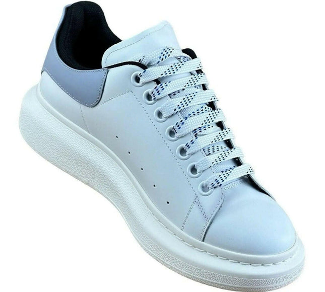 Alexander McQueen Oversized White Spring Blue Sneaker ( Men).
