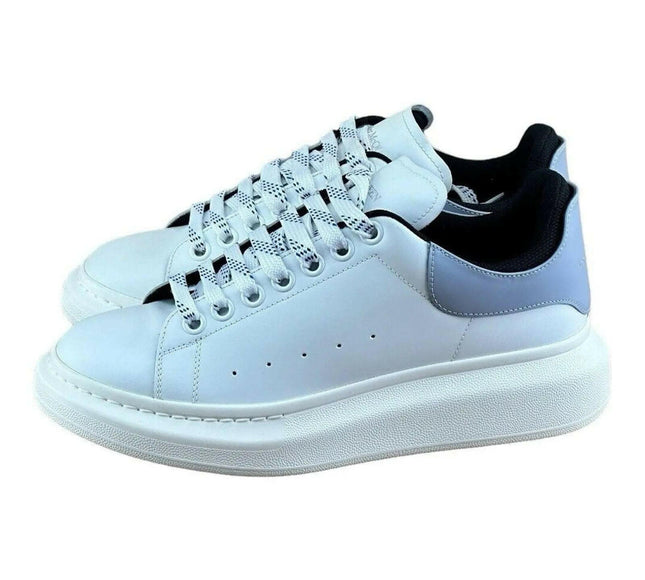 Alexander McQueen Oversized White Spring Blue Sneaker ( Men).